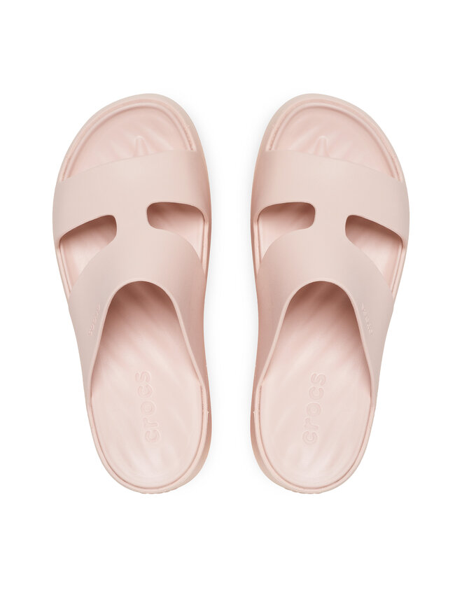 Crocs Şlapi Crocs Getaway Platform H-Strap 209409 Écru