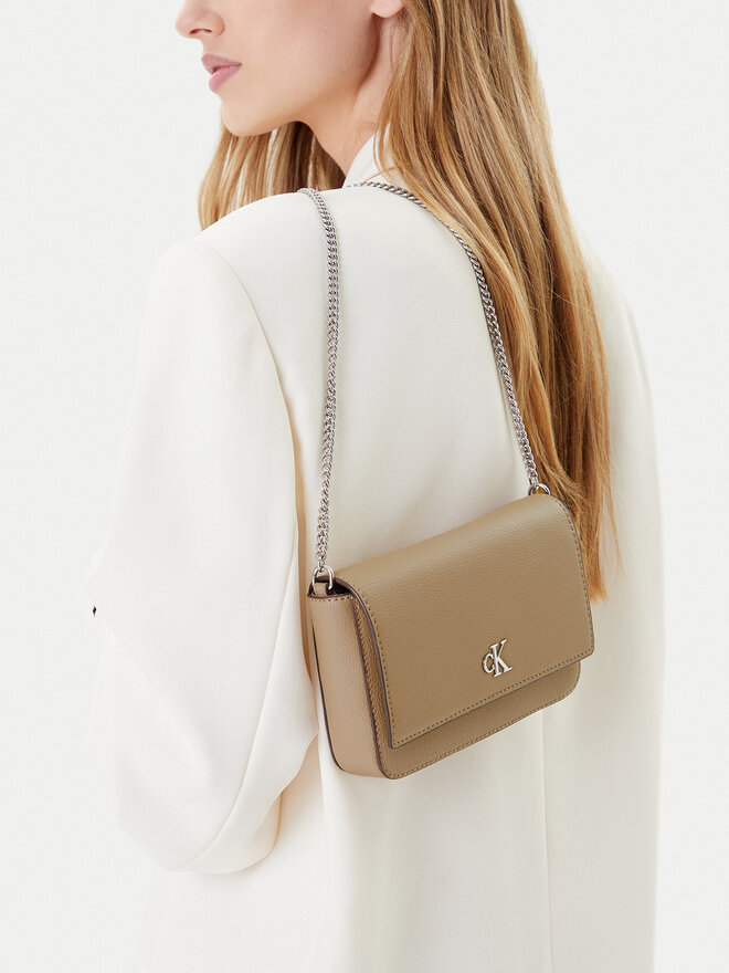 Calvin Klein Ročna torba Calvin Klein K60K612260 Bež