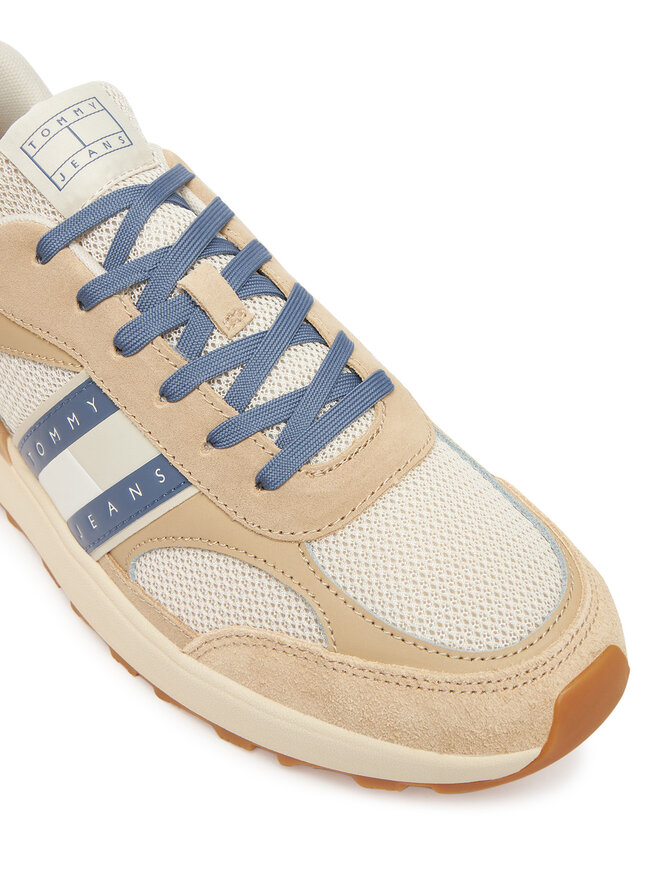 Tommy Jeans Снікерcи Tommy Jeans Tjm Technical Runner Ess EM0EM01537 Бежевий