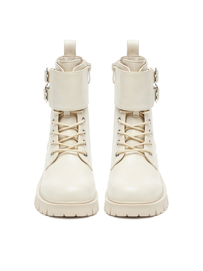 DeeZee Schnürschuhe DeeZee CEO-CS5907-02A Creme