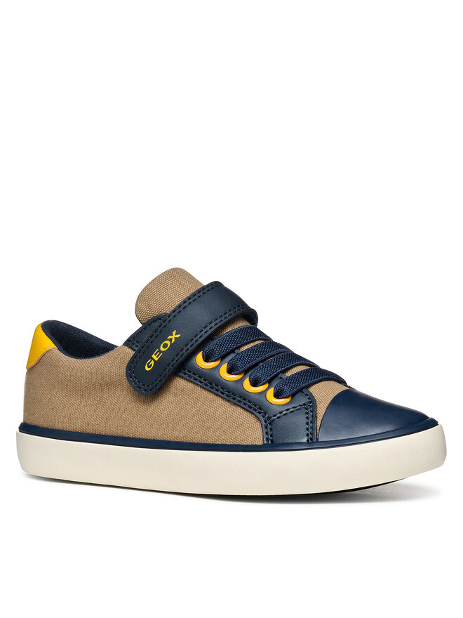 Geox Sneakersy Geox J Gisli J455CB 01054 C5FF4 D Hnědá