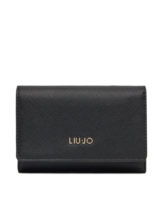 Liu Jo Duży Portfel Damski Liu Jo M Trifold AA5167 E0087 Czarny