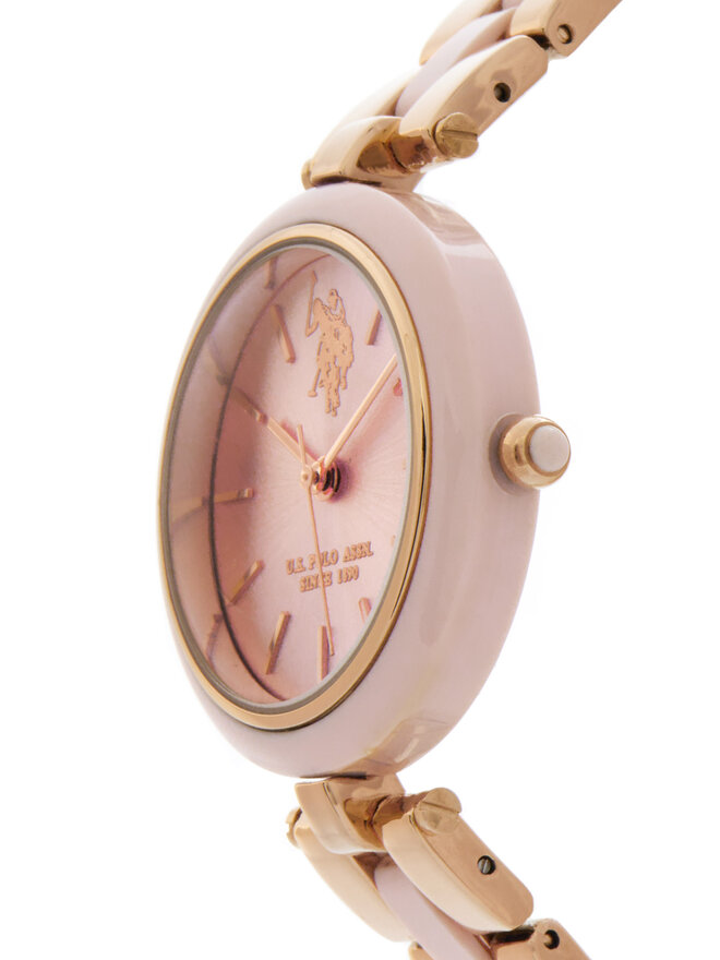 U.S. Polo Assn. Uhr U.S. Polo Assn. USP8359PK Goldfarben