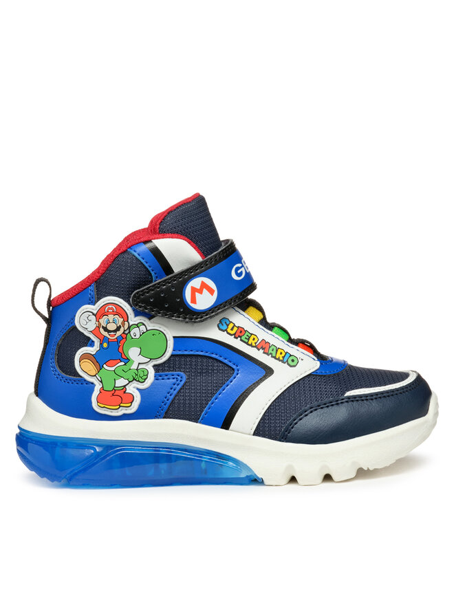Geox Sneakersy Geox J Ciberdron Boy J46LBJ 054FU C4226 M Tmavomodrá
