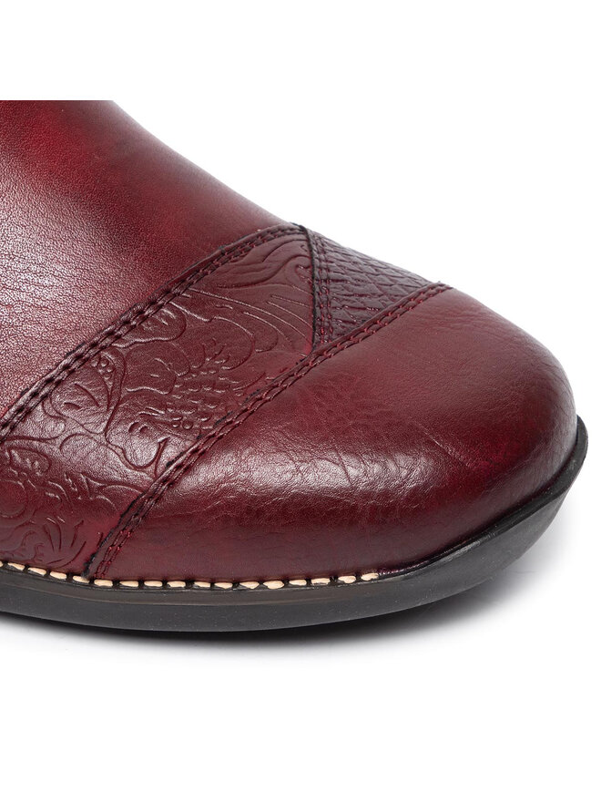 Rieker Μποτάκια Rieker 44281-35 Μπορντό