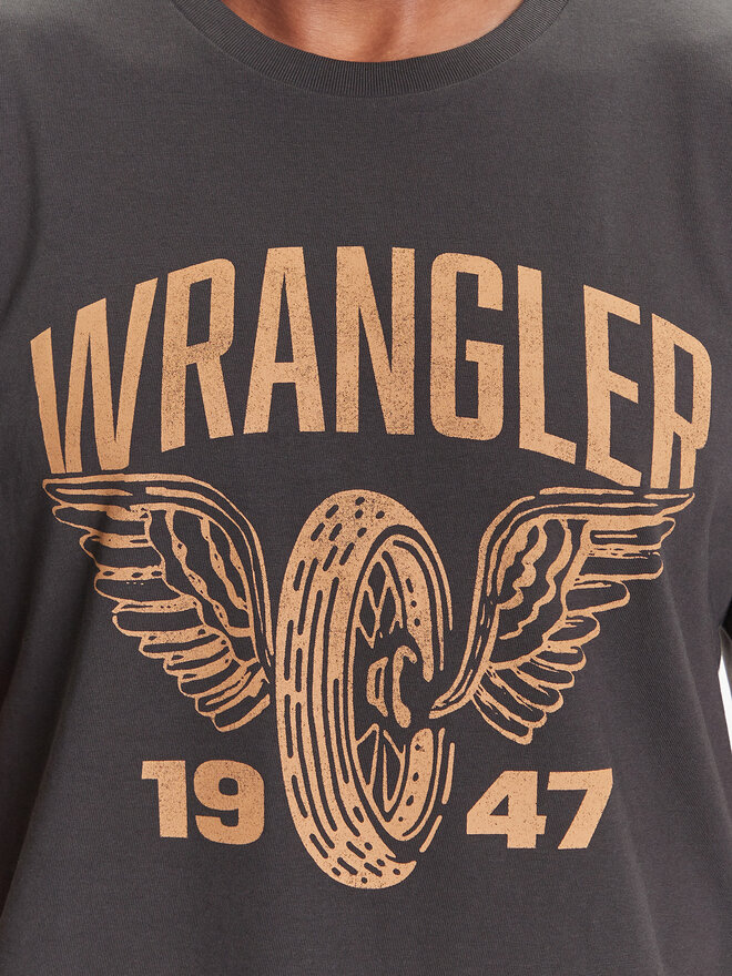 Wrangler Wrangler Camiseta Americana 112371478 Gris Regular Fit