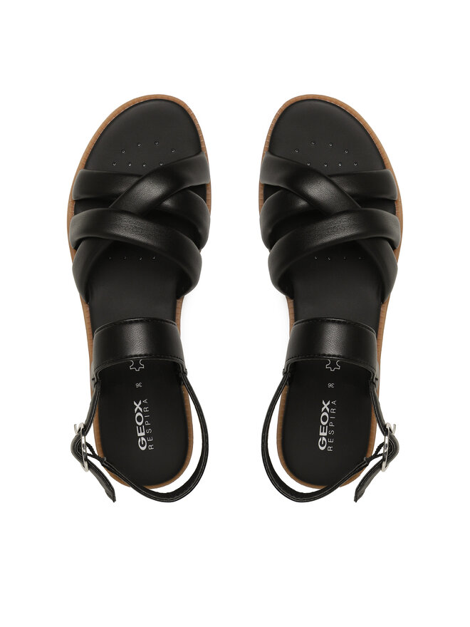 Sandales Geox J Sandal Karly Girl J3535C000KBC9999 D Noir chaussures