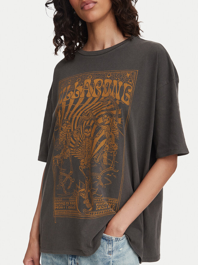 Billabong Billabong Футболка EBJZT00455 Темно-сірий Regular Fit