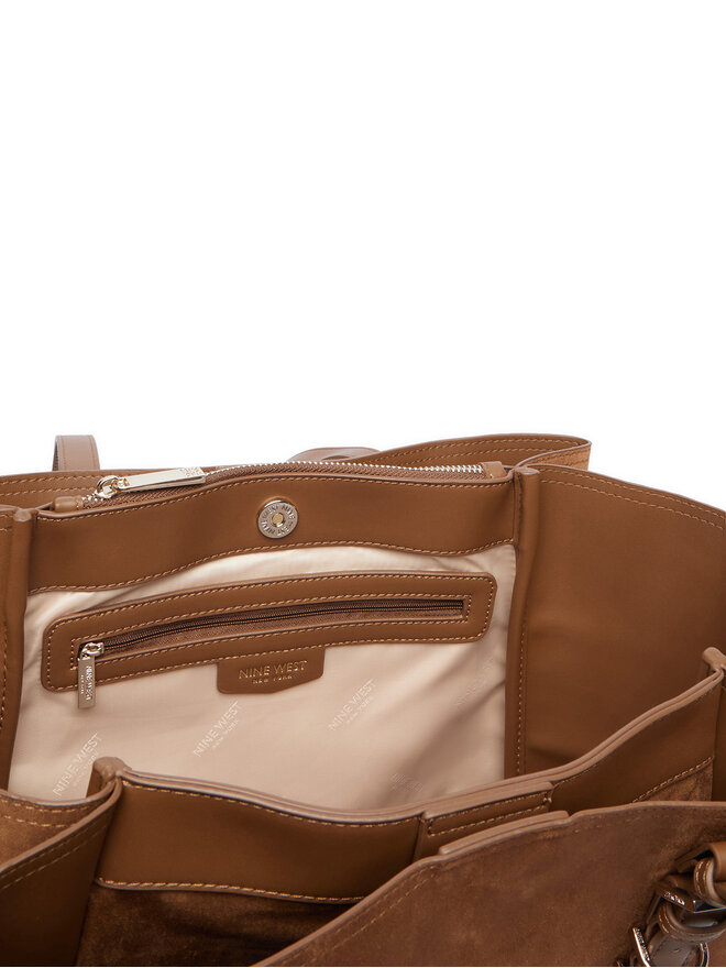 Nine West Handtasche Nine West EO-STEEL ROSE-LDA9417 Hellbraun