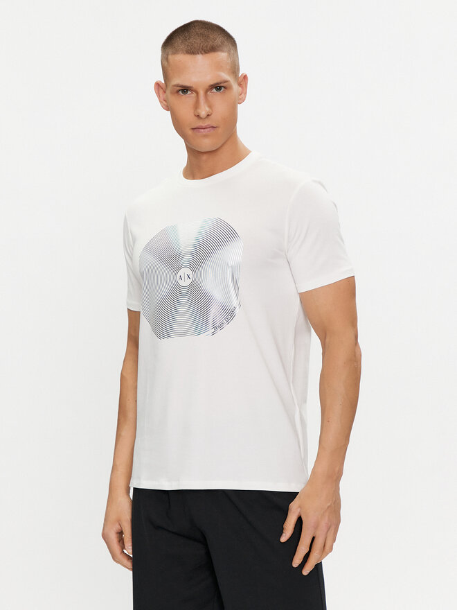 Armani Exchange Armani Exchange Camiseta 3DZTJK ZJE6Z 1116 Blanco Regular Fit