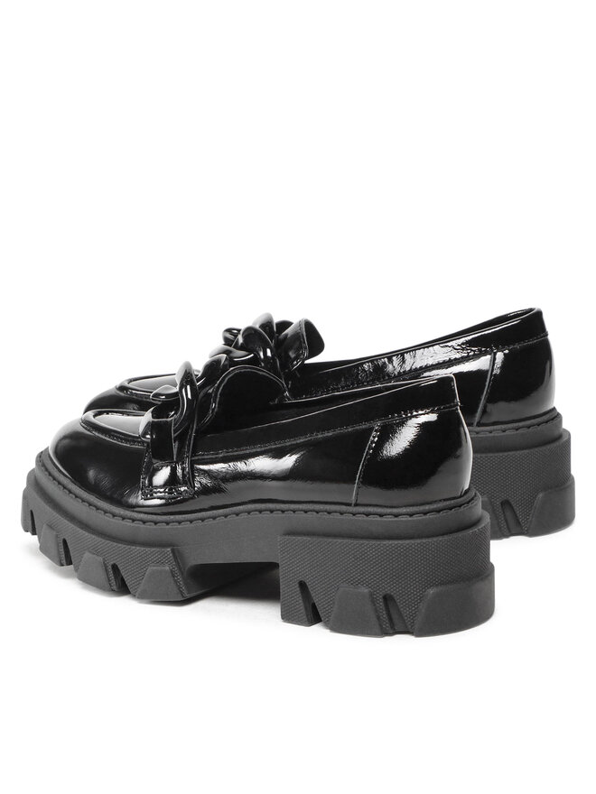 Carinii Loafersy Carinii B8106 Czarny
