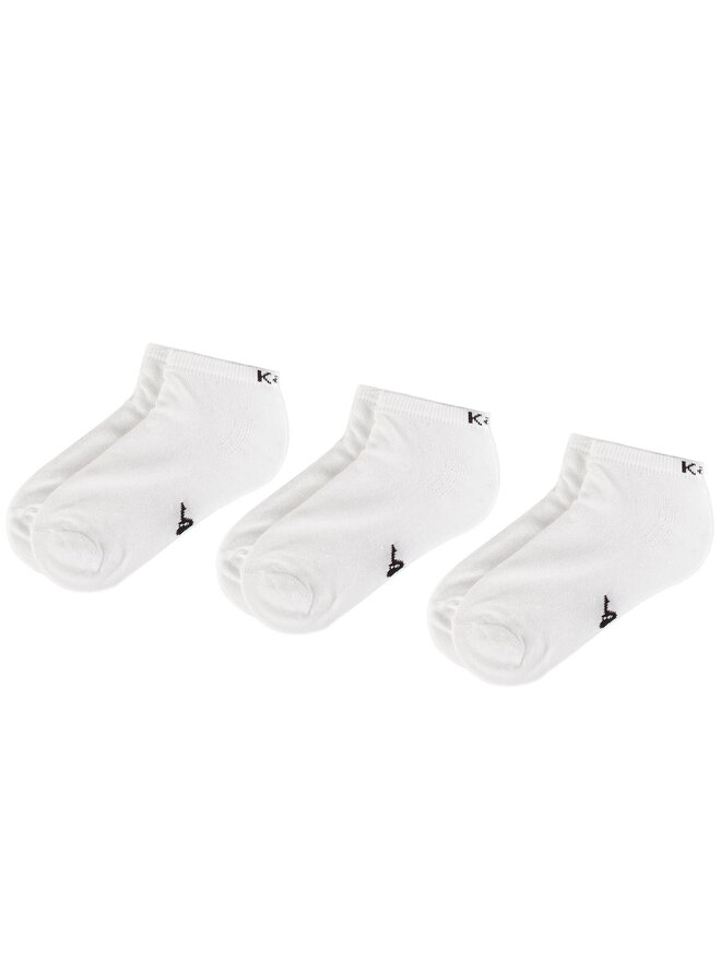 Kappa 3 pár unisex bokazokni Kappa 704275 Fehér