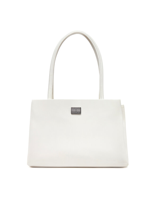 Tommy Jeans Handtasche Tommy Jeans Tjw American Cool Med Tote AW0AW17297 Weiß