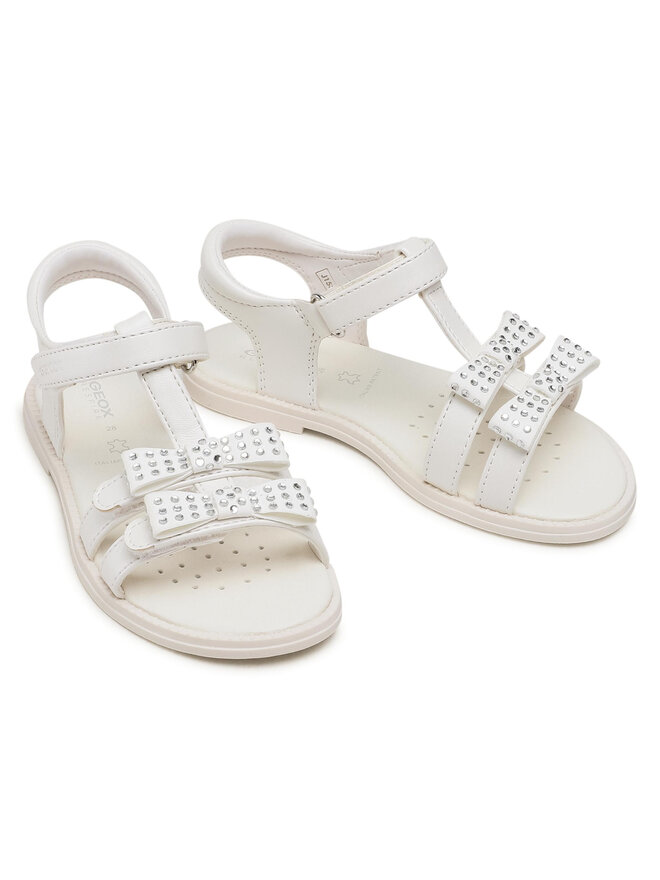 Geox Sandalen Geox J S.Karly G.G J1535G 000NF C1000 S Weiß