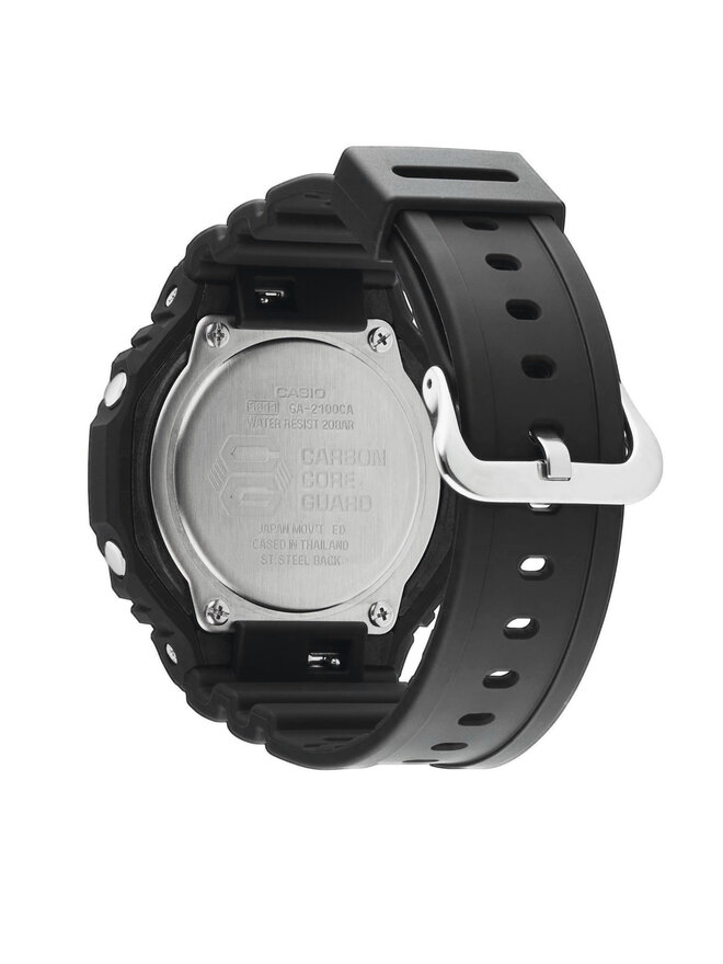 G-Shock Zegarek G-Shock Octagon Carbon Core Guard GA-2100-1A2ER Czarny