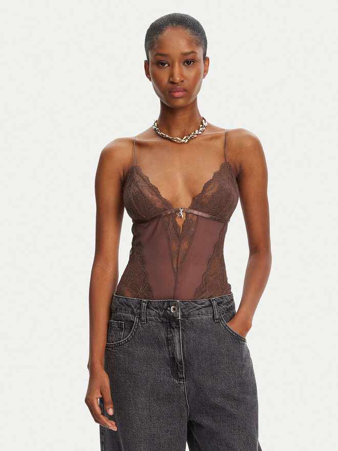 Patrizia Pepe Patrizia Pepe Боді 2I0143/A602-B825 Коричневий
