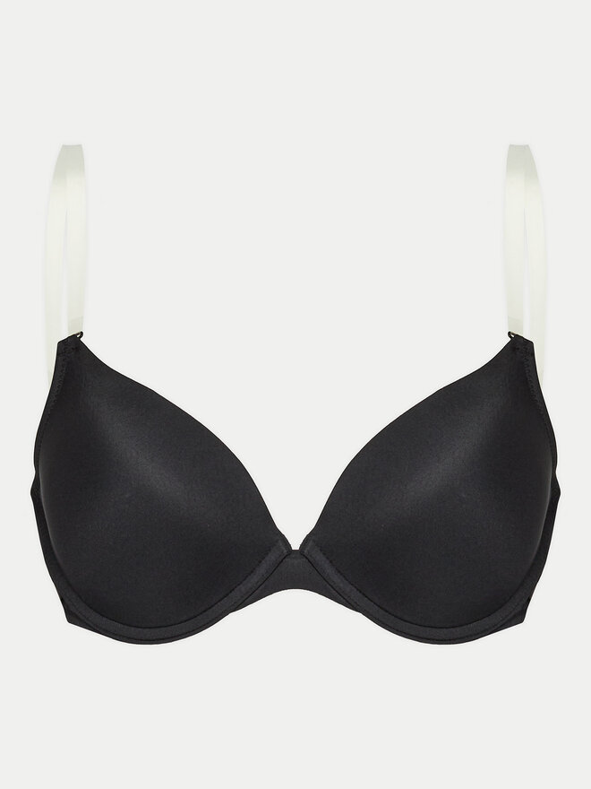 Hunkemöller Hunkemöller Push-Up nedrček Transparent Back 202117 Črna