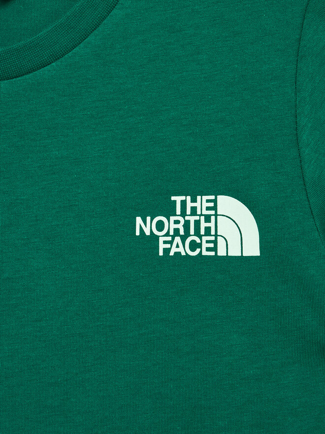 The North Face The North Face Marškinėliai Redbox NF0A89VT Žalia Regular Fit