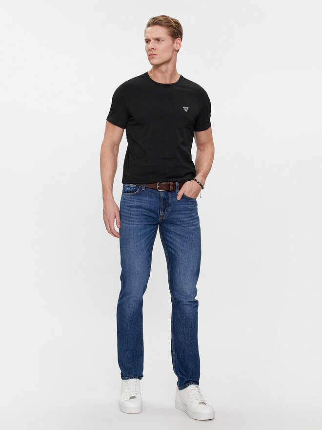 Guess Guess 2 marškinėlių komplektas U97G02 KCD31 Juoda Regular Fit
