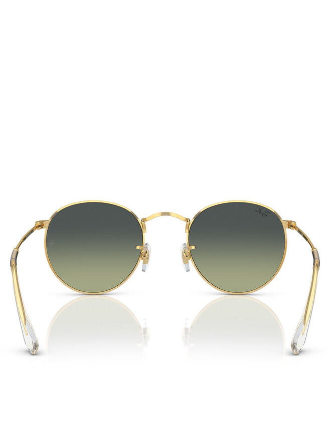 Ray-Ban Okulary przeciwsłoneczne Ray-Ban Round Metal 0RB3447 001/BH Złoty
