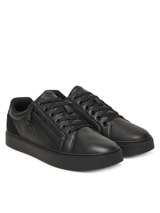 Calvin Klein Sneakers Calvin Klein Classic Cup Laceup Zip Lth YM0YM01437 Schwarz