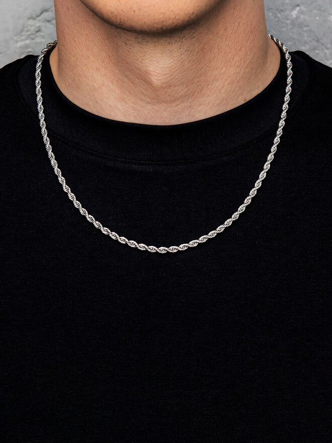 ICED STUFF Catena ICED STUFF Rope Oro bianco