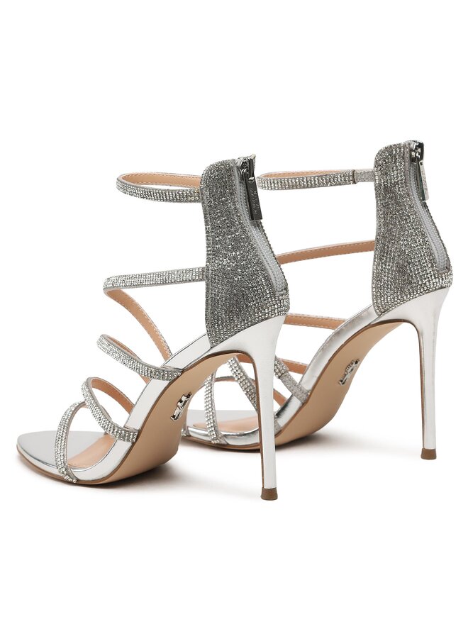 Steve Madden Σανδάλια Steve Madden Beamish Sandal SM11002585-751 Ασημί
