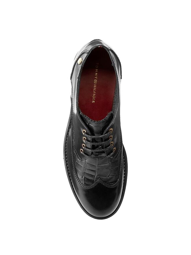 Tommy Hilfiger Oxford Schuhe Tommy Hilfiger Bologna 2C1 FW56821783 Schwarz