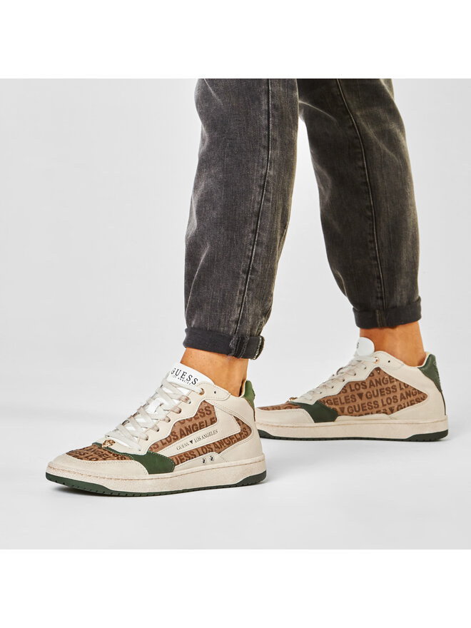 Guess Αθλητικά Guess Pesaro Mid FM7PEM FAL12 Μπεζ