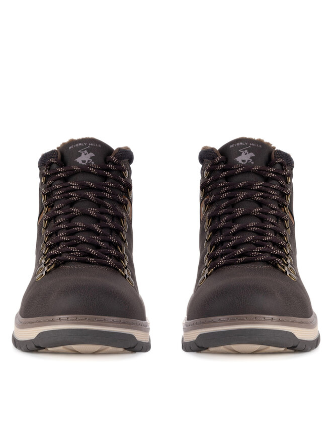 Beverly Hills Polo Club Schnürschuhe Beverly Hills Polo Club 23AB514 Braun