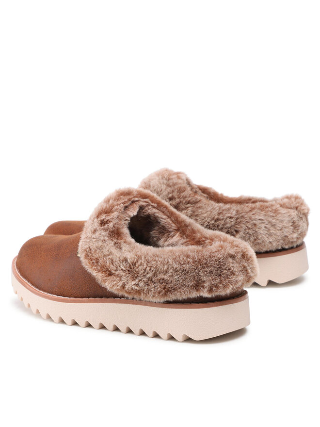 Skechers Тапочки Skechers BOBS Winter Rock 113423/BRN Коричневий