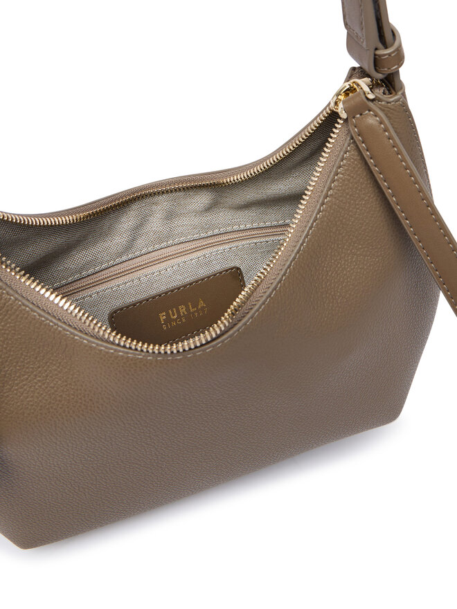 Furla Handtasche Furla Goccia S WB01500 BX3353 CN 4903S Dunkelgrau