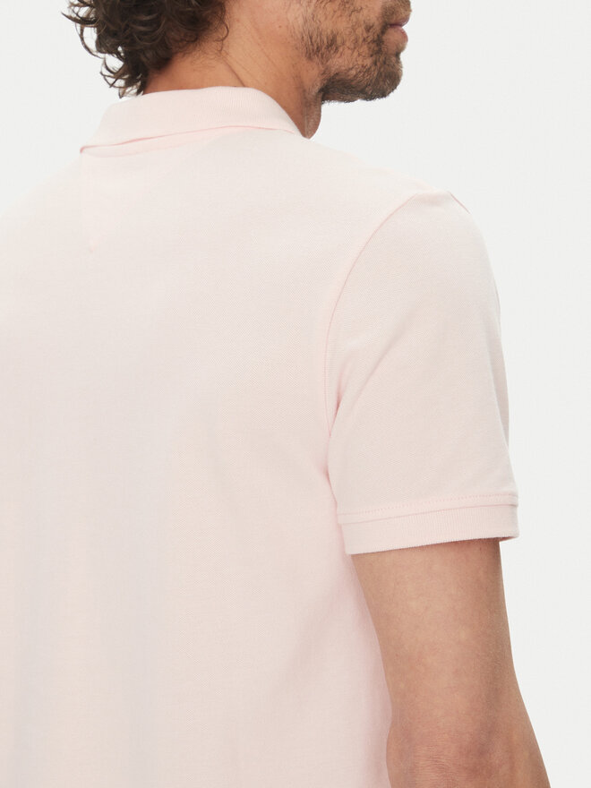 Tommy Jeans Tommy Jeans Poloshirt DM0DM20676 Rosa Slim Fit
