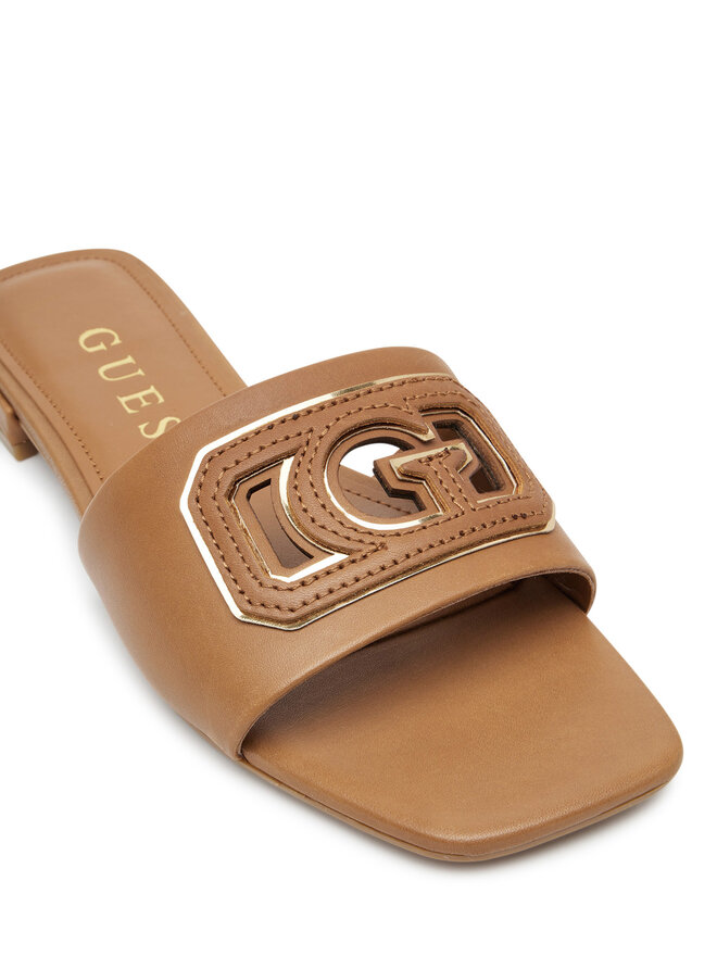 Guess Klapki Guess FLJTAR LEA19 Brązowy