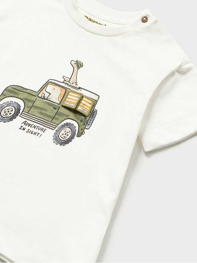 Mayoral Mayoral T-Shirt 1029 Λευκό Regular Fit