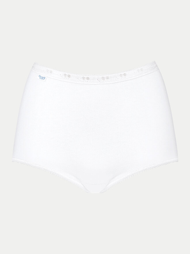 Sloggi Sloggi Klassischer Damenslip mit hoher Taille Basic 10007656 Weiß