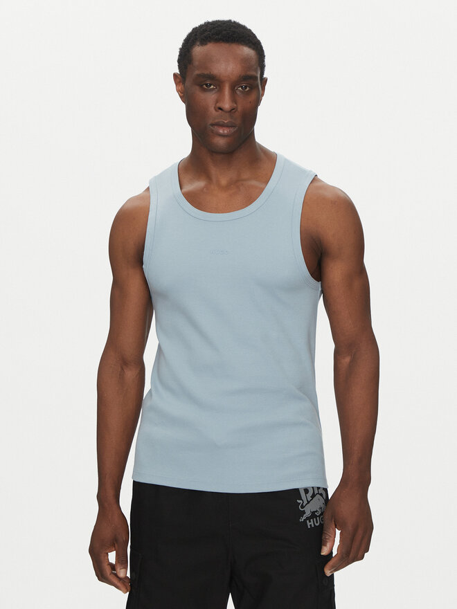 HUGO HUGO Майка Dapota 50542089 Голубий Slim Fit