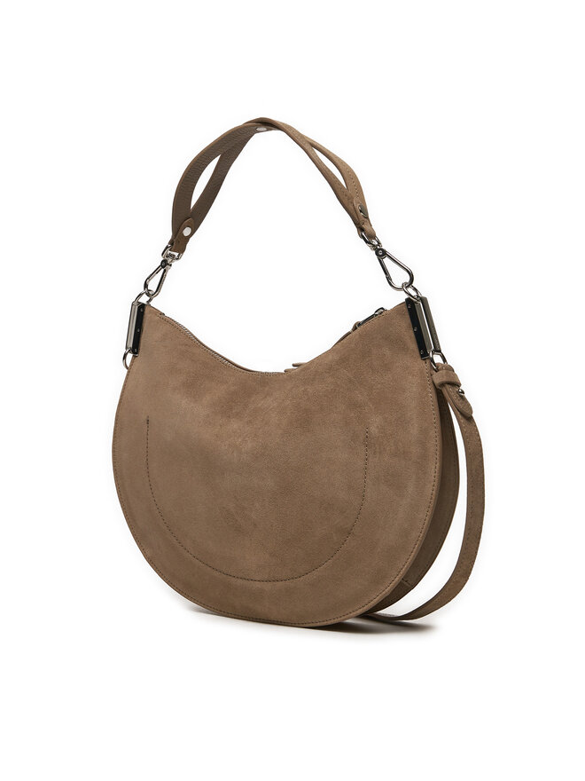 Coccinelle Τσάντα Coccinelle QKG Coccinellesunup Suede E1 QKG 13 02 01 Καφέ
