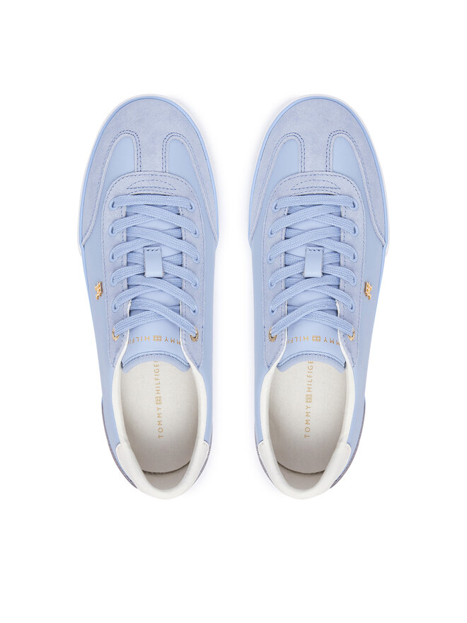 Tommy Hilfiger Sneakers Tommy Hilfiger Th Chic Low Vulc FW0FW09391 Hellblau