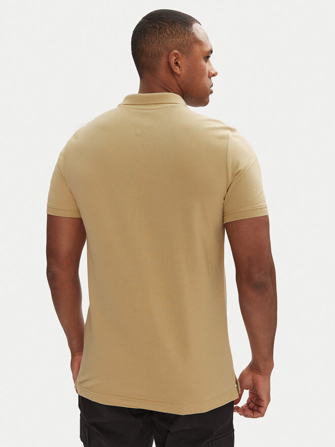 Tommy Jeans Tommy Jeans Polo marškinėliai DM0DM20676 Smėlio Slim Fit