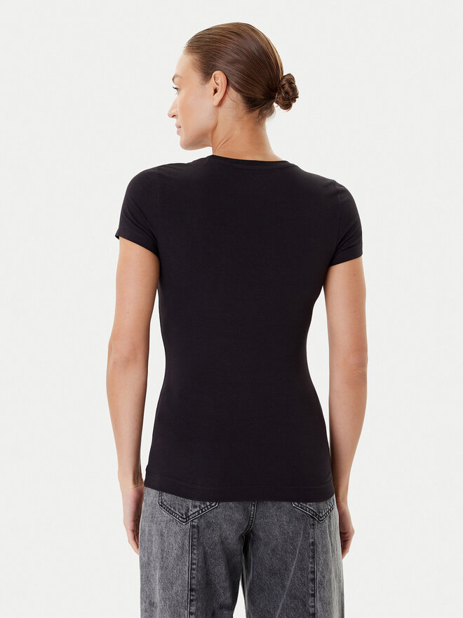 Guess Guess T-Shirt W5YI16 J1314 Schwarz Regular Fit