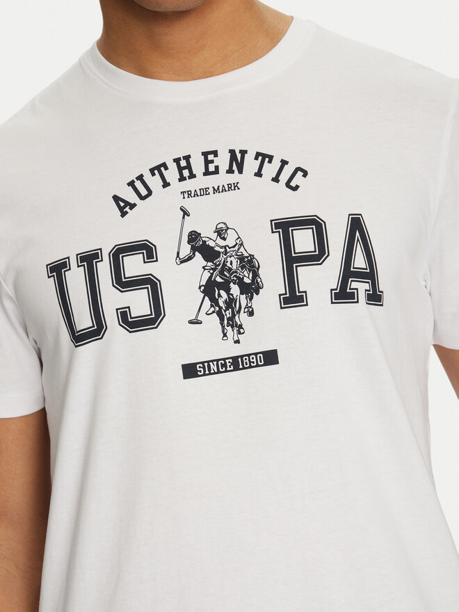 U.S. Polo Assn. U.S. Polo Assn. Marškinėliai MUP4083 Balta Regular Fit