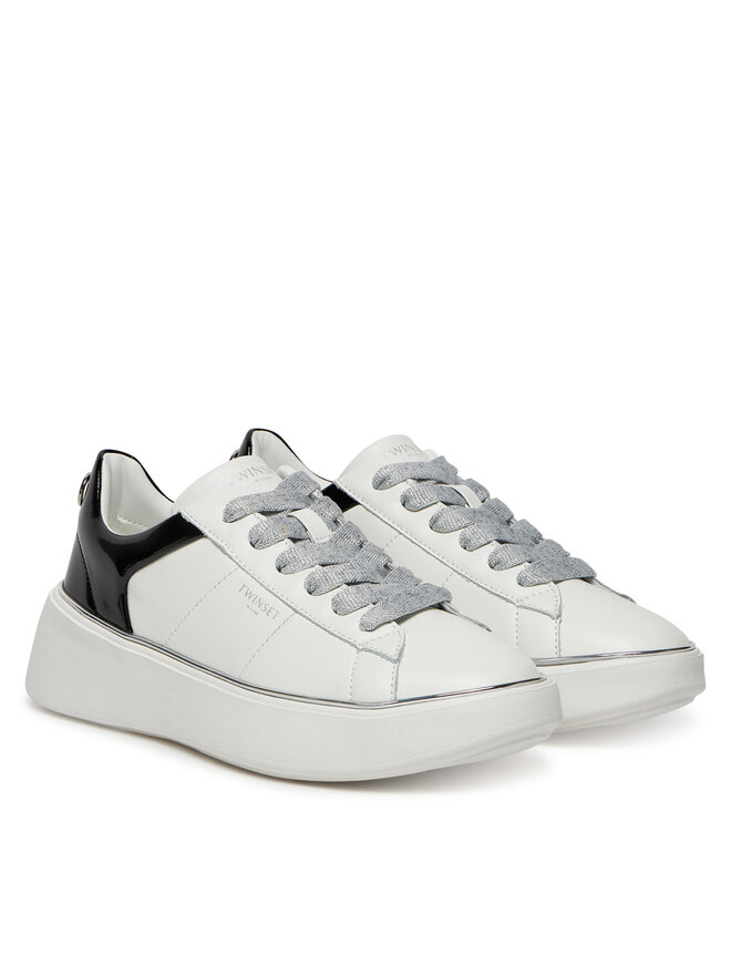 TWINSET Сникърси TWINSET 251TCP042 Бял