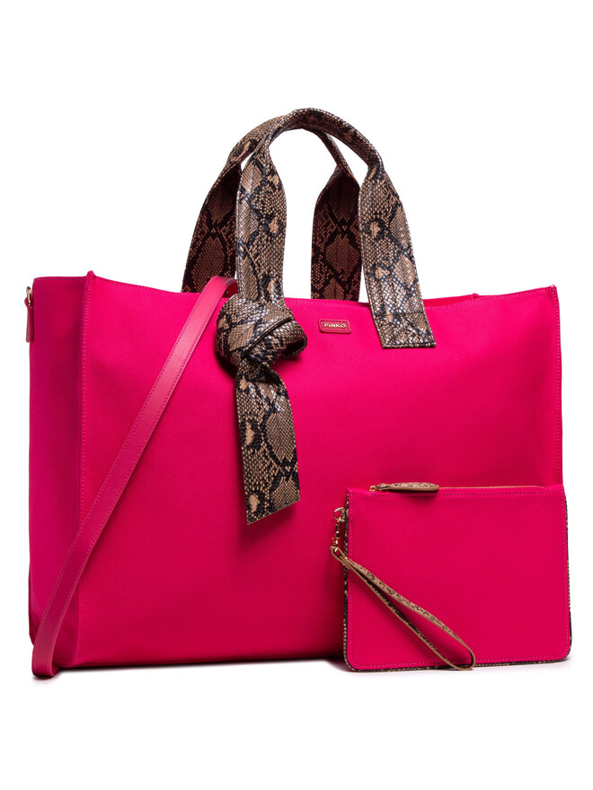 PINKO Τσάντα Pinko Horizontal Big Shopping PE 21 PLTT 1P224D Y6YK Ροζ