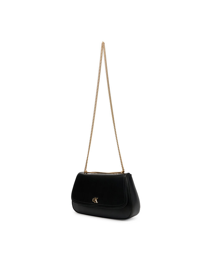 Calvin Klein Handtasche Calvin Klein Ck Convertible Chain Medium Bag LV04F3171G Schwarz