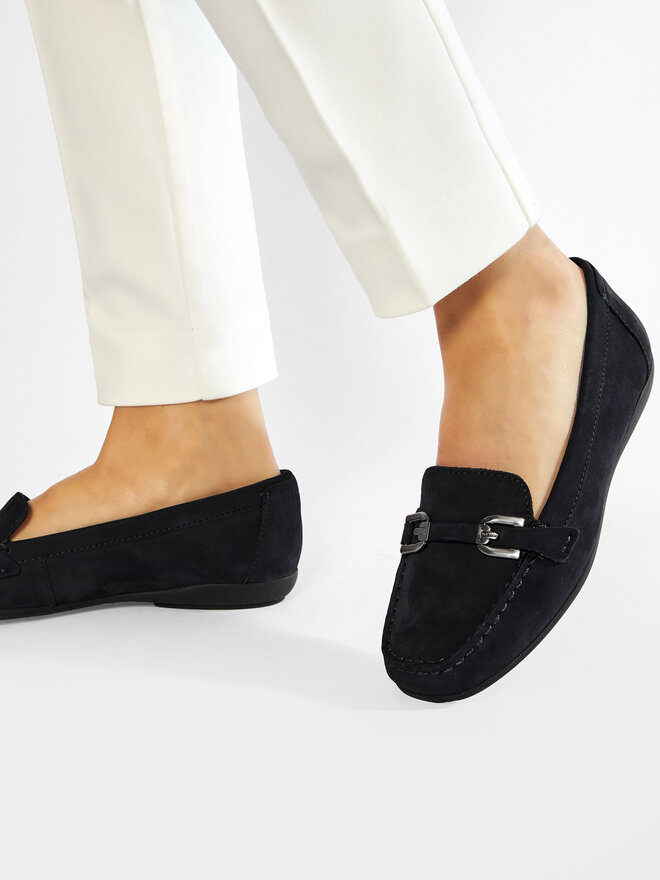 Geox Mokasíny Geox D Annytah Moc A D84BMA 00032 C4007 Tmavomodrá