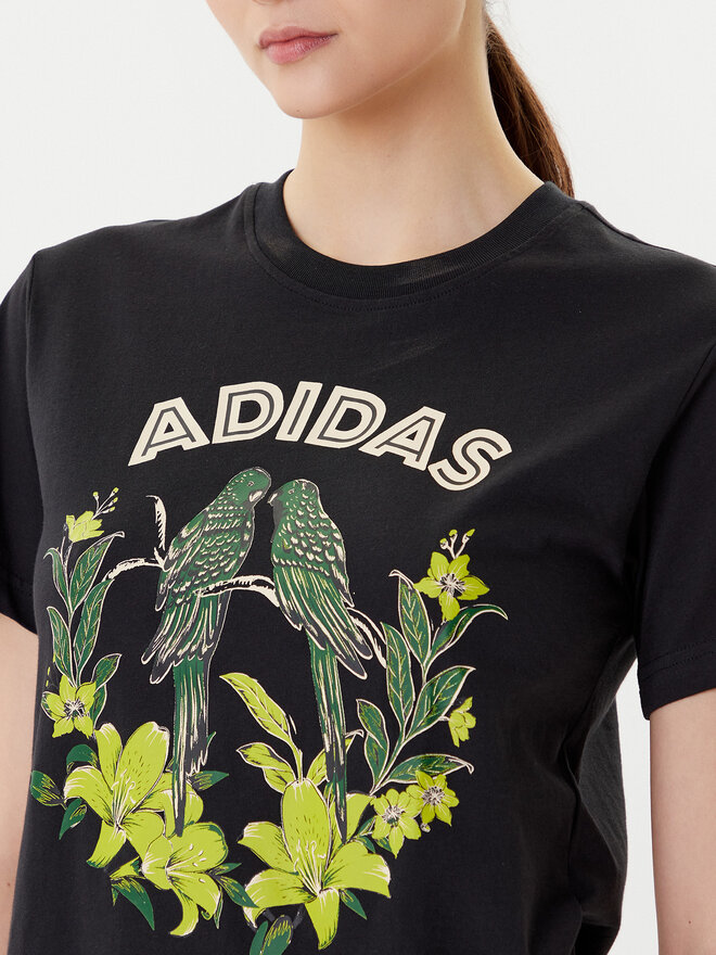 adidas adidas T-Shirt FARM Graphic JV8609 Schwarz Regular Fit