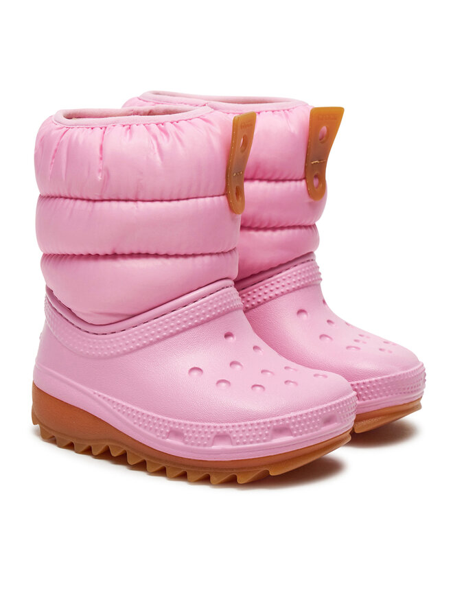 Crocs Schneeschuhe Crocs Classic Neo Puff Boot T 207683 Rosa