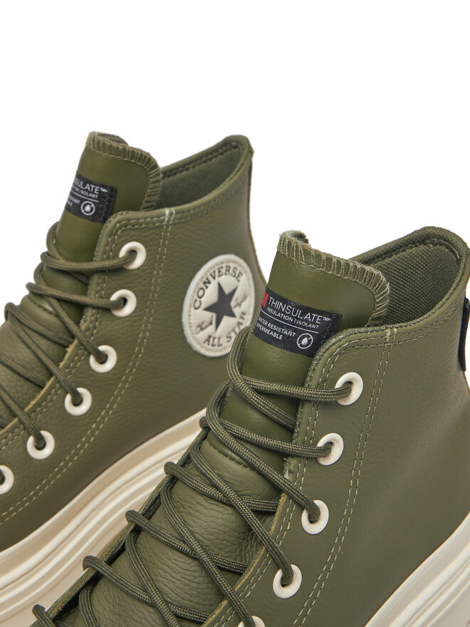 Converse Кецове Converse Chuck Taylor All Star Lugged Heel Platform Waterproof A11163C 306 Зелен