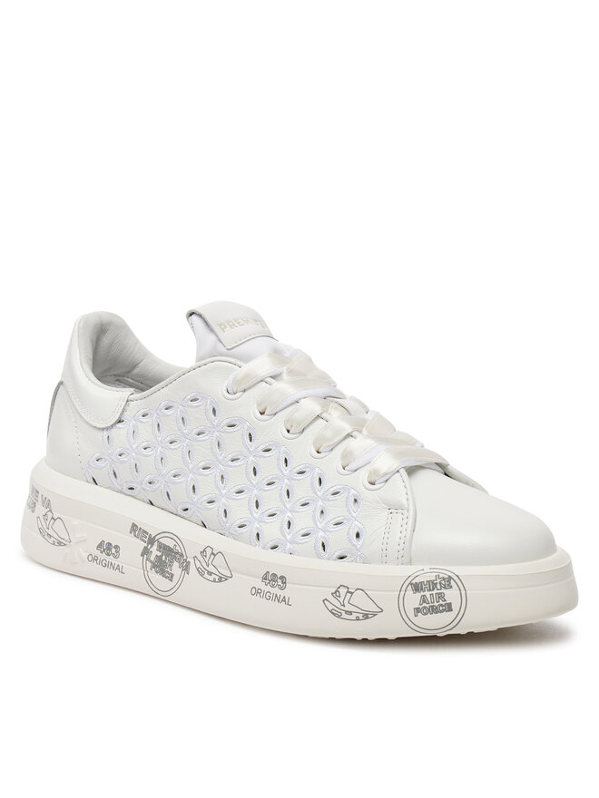 Premiata Sneakersy Premiata Belle VAR 6283 Biały